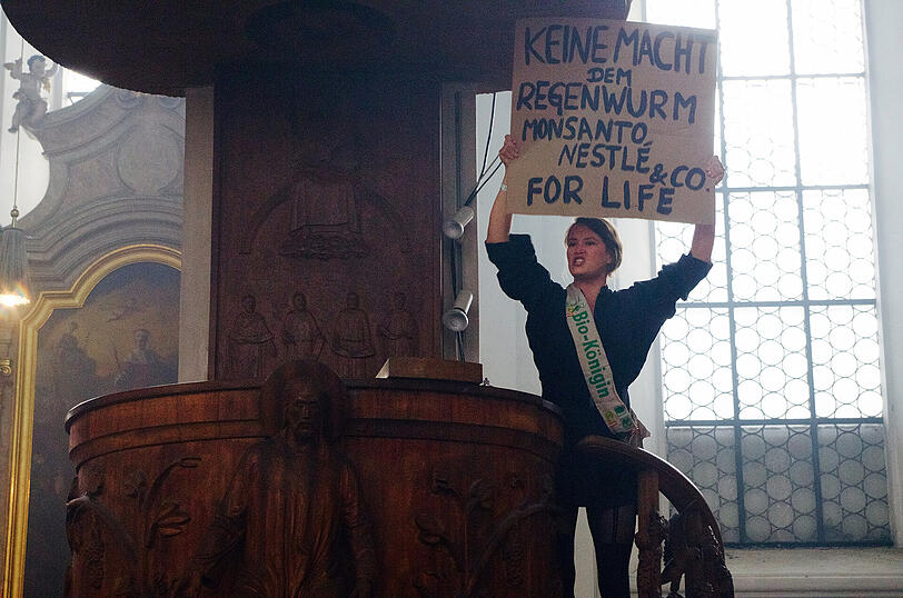 Zum Durchklicken: Die Bilder von der nettesten Demo des Jahres.