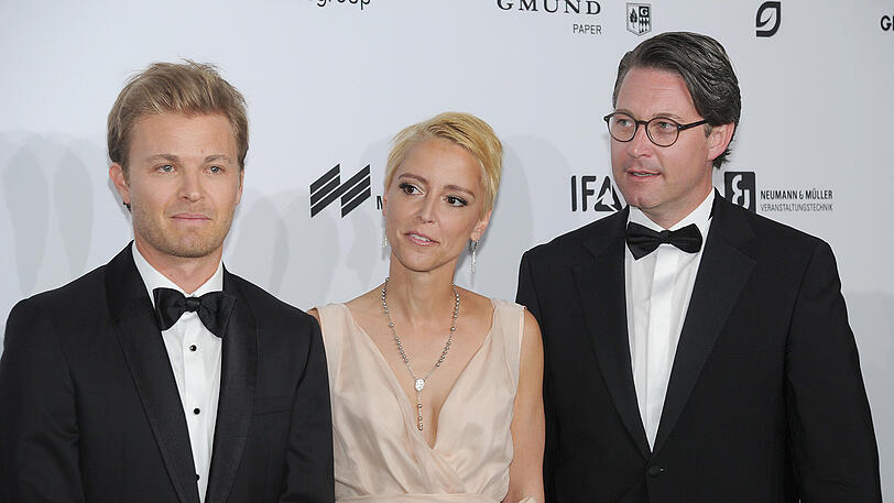 Nico Rosberg, Alexia Osswald Andreas Scheuer (v.l.).