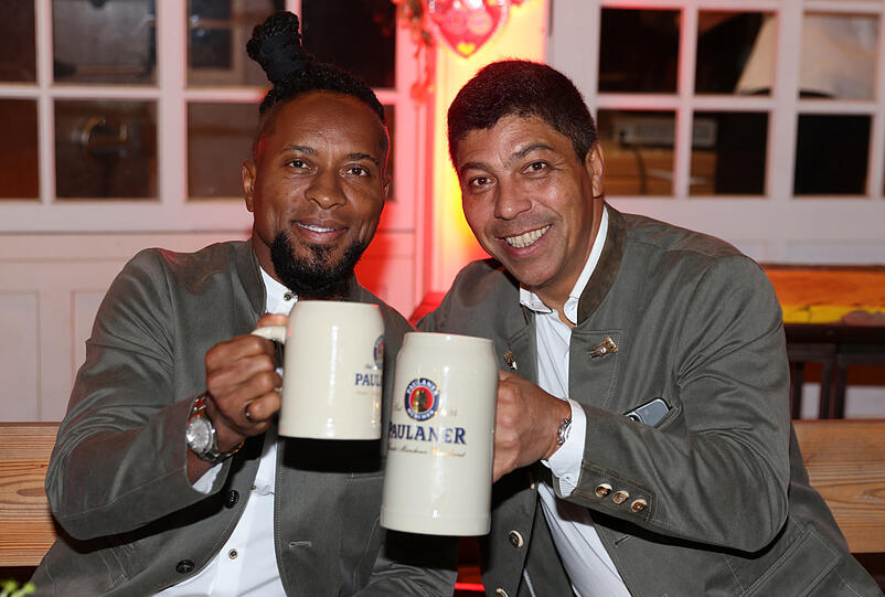 Ze Roberto (l.) und Giovane Elber.