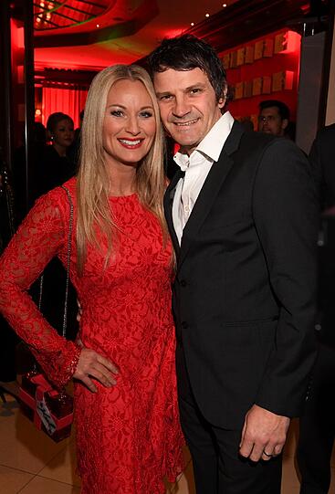 Die Moderatorin Eva Grünbauer und ihr Mann Richard George.