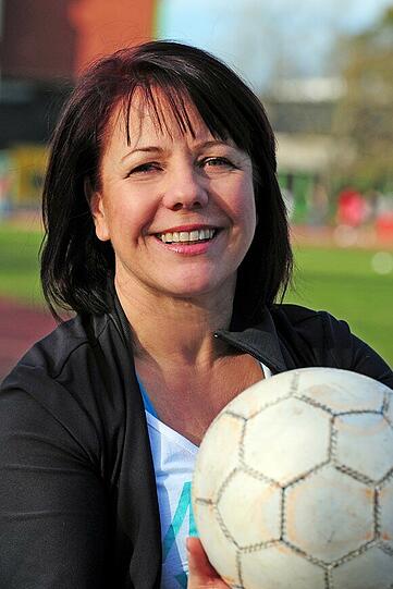 Diana Stachowitz (SPD) hat sich neben der Sozialpolitik auch dem Sport verschrieben.