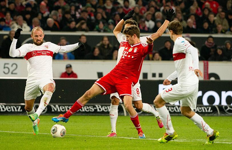 THOMAS MÜLLER - NOTE 3 - Wuselig, fleißig, unglücklich. Konnte sich nie in die rechte Position bringen, oder scheiterte an Ulreich.