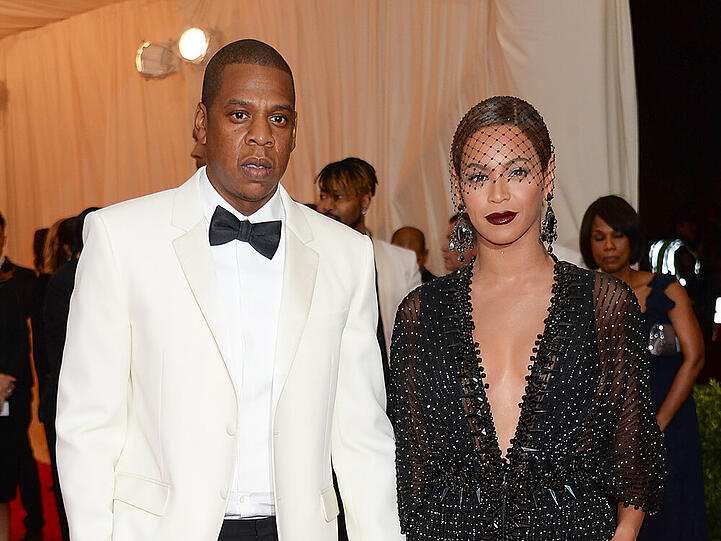 Jay Z und Beyoncé bei der "MET Museum Costume Benefit Institue Gala"I