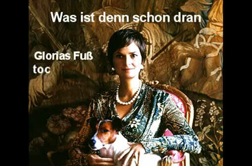 Es ist das Video zum ersten und neuen Song von "Gloria TT", wie sich Neu-Rapperin Gloria Fürstin von Thurn und Taxis als Interpretin des Schlossraps "Was ist denn schon dran an St. Emmeram?" schwungvoll nennt.
