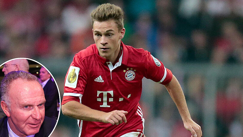 Sieht Kimmich rechts hinten: Bayern-Boss Rummenigge.