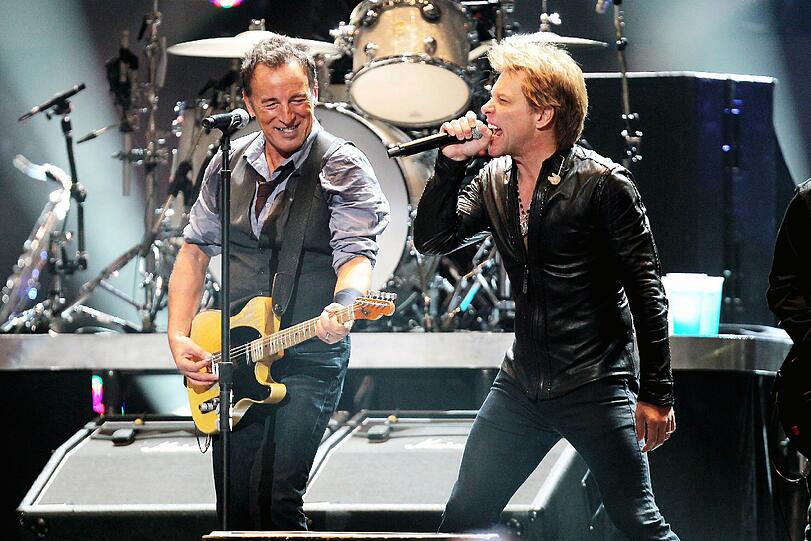Riesiger Star-Auflauf beim Benezifkonzert zugunsten der Opfer von Hurrikan Sandy in New York