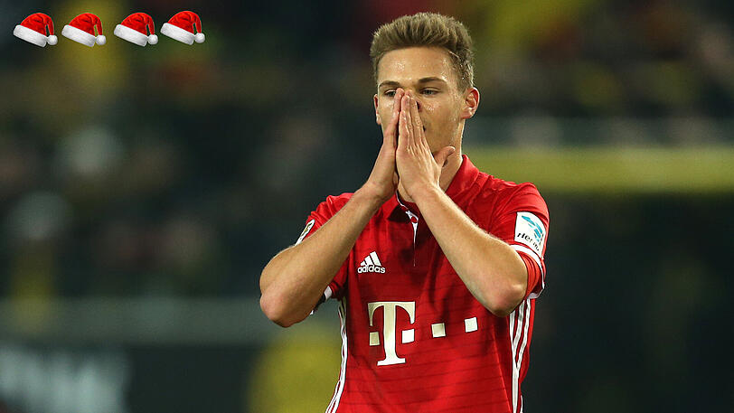 Joshua Kimmich - vier Mützen: Zu Saisonbeginn als neuer Torjäger aktiv, traf sieben Mal in Meisterschaft und Champions League. Zuletzt häufiger auf der Bank, dennoch einer der Bayern-Gewinner.