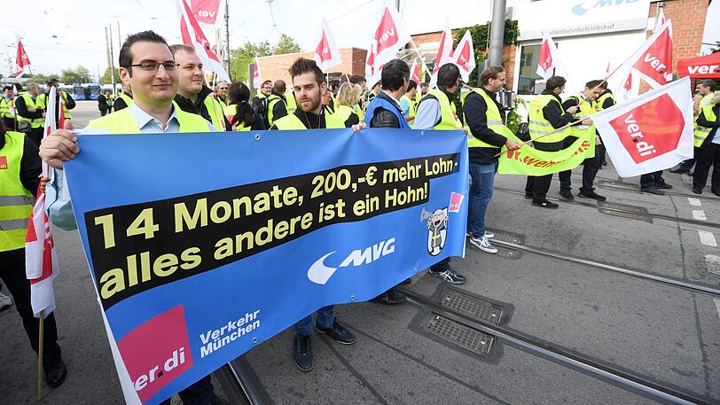 Mehr Geld für gleiche Arbeit: Verdi wirft der MVG vor, jüngere Mitarbeiter schlecht zu bezahlen.