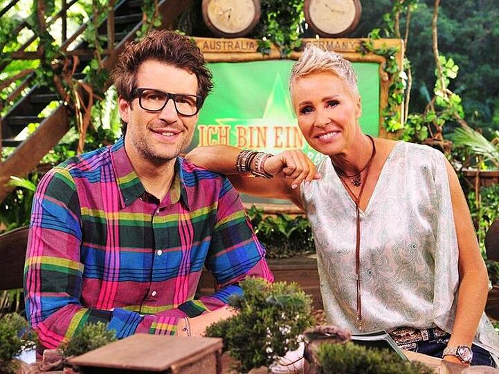 Die Moderatoren Sonja Zietlow und Daniel Hartwich im australischen Dschungel.