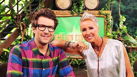 Die Moderatoren Sonja Zietlow und Daniel Hartwich im australischen Dschungel.