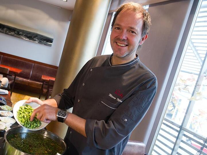 Drei Sterne für den Berliner Koch Marco Müller und sein Restaurant "Rutz".