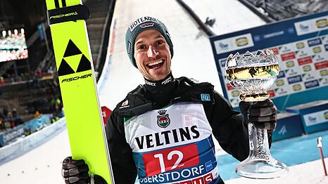 Felix Hoffmann darf doch noch &uuml;ber einen Podestplatz jubeln.