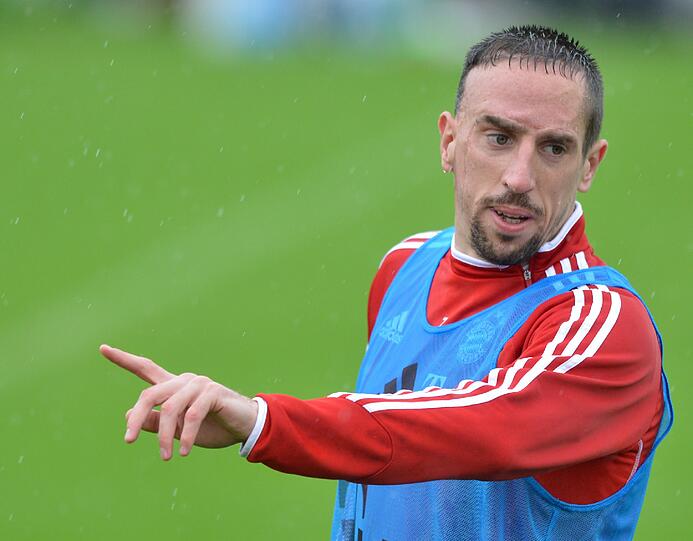Mischt wieder im Training mit: Bayerns Mittelfeldstar Franck Ribéry.