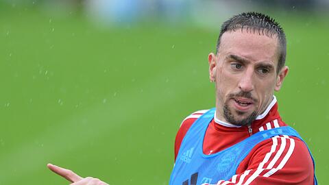Mischt wieder im Training mit: Bayerns Mittelfeldstar Franck Ribéry.