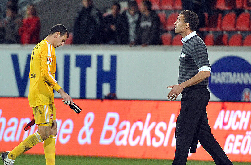 Von Trainer Ismael (r) aussortiert: Torwart Raphael Schäfer.