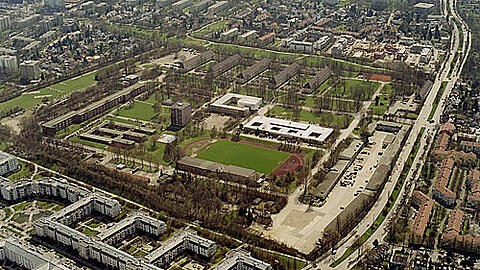 Auf dem Gelände der ehemaligen Prinz-Eugen-Kaserne entsteht derzeit der Prinz-Eugen-Park.