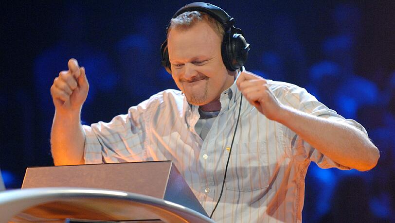 Stefan Raab muss sich geschlagen geben. (Archivbild)