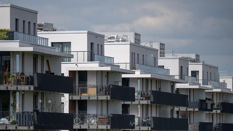 Blick auf Neubau-Wohnungen im Berliner Bezirk Schöneberg.