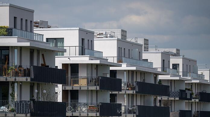 Blick auf Neubau-Wohnungen im Berliner Bezirk Schöneberg.