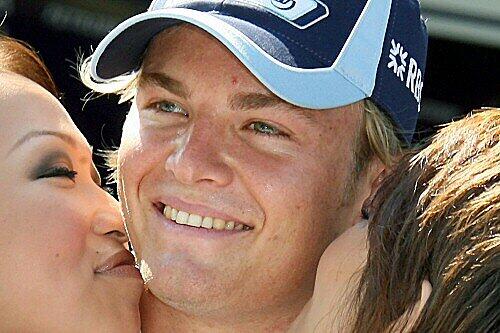 Umschwärmt: Nico Rosberg