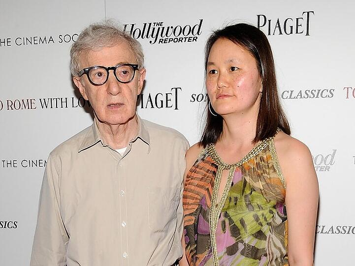 Woody Allen und Ehefrau Soon-Yi bei einer Sondervorführung seines Films "To Rome With Love"