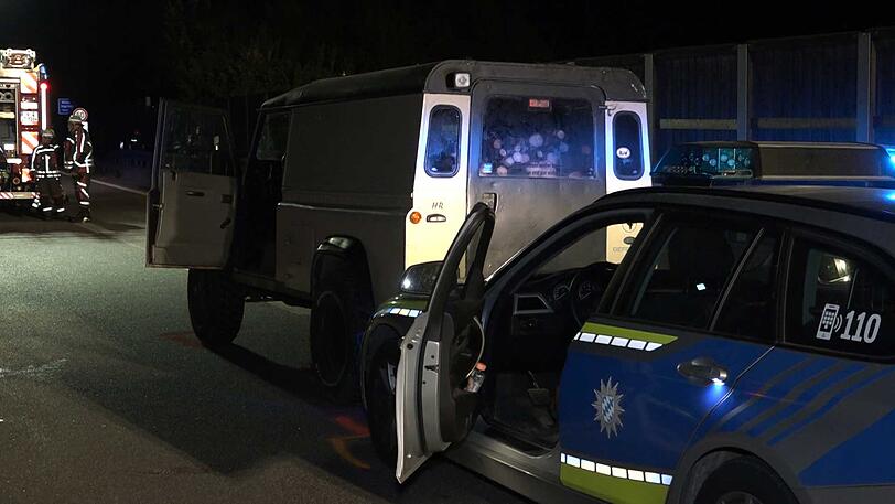 Nach einer langen Verfolgungsjagd konnte der Mann in seinem Land Rover endlich gestoppt werden.