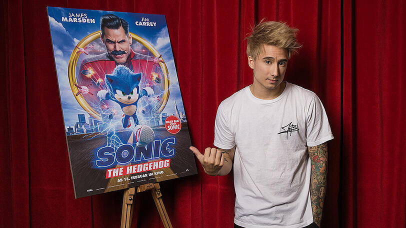 Julien Bam leiht seine Stimmt dem kleinen frechen Sonic
