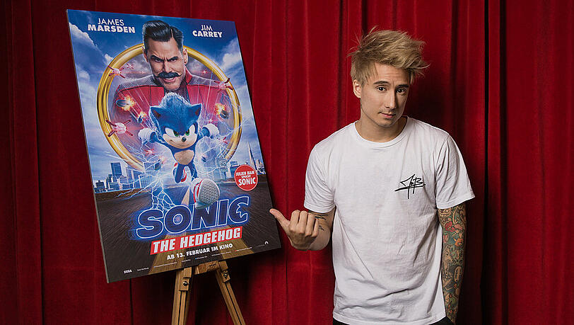 Julien Bam leiht seine Stimmt dem kleinen frechen Sonic Julien Bam leiht seine Stimmt dem kleinen frechen Sonic