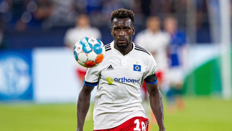 Erhält Rückhalt im Verein und von den Anhängern: HSV-Spieler Bakery Jatta.