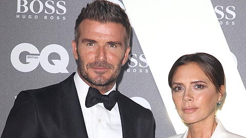 David und Victoria Beckham bei einem Auftritt in London