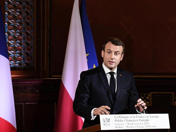 Der französische Präsident Emmanuel Macron strebt eine europäische Strategiedebatte über die Rolle der französichen Nulear-Abschreckung an.