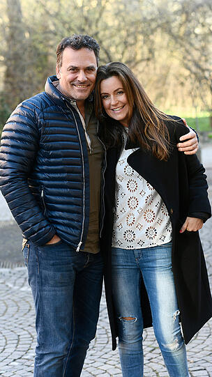 Marcus Grüsser und Freundin Silvie Lindenbauer.