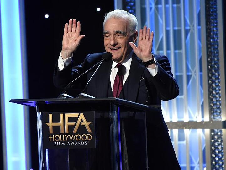 Martin Scorsese bei der Verleihung der Hollywood Film Awards.
