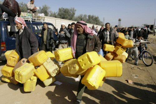 Palästinenser wollen sich in Ägypten mit dem Nötigsten versorgen