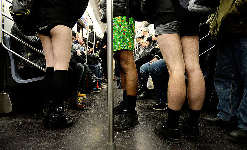 Die Bilder vom No Pants Subway Ride 2015.