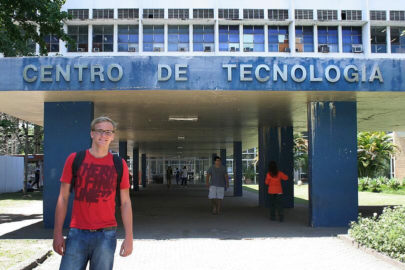 Der Münchner Philipp Sackenheim absolviert ein Auslandssemester in Rio de Janeiro.