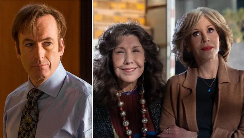 Von diesem Trio heißt es Abschied nehmen: Saul Goodman (Bob Odenkirk) aus "Better Call Saul" und "Grace and Frankie" (Jane Fonda und Lily Tomlin).