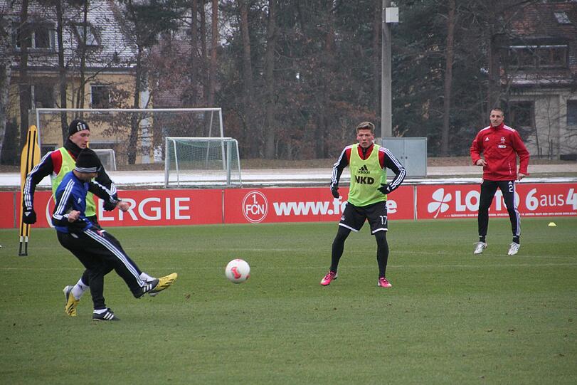 Mittendrin beim Training: Coach Michael Wiesinger.