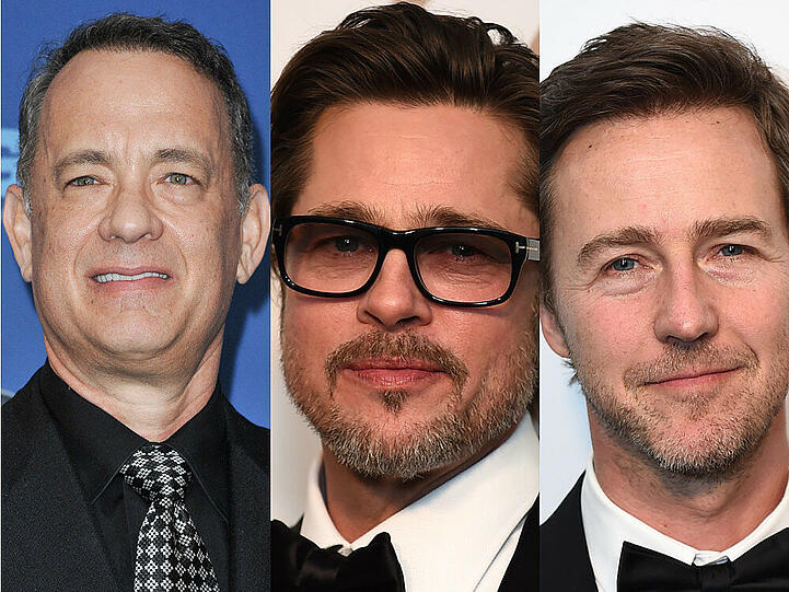 Dreamteam? Tom Hanks, Brad Pitt und Edward Norton als Produzentengespann