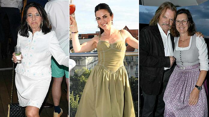 Party mit Blick über München: Im Bayerischen Hof feiern die Promis das Sommerfest...