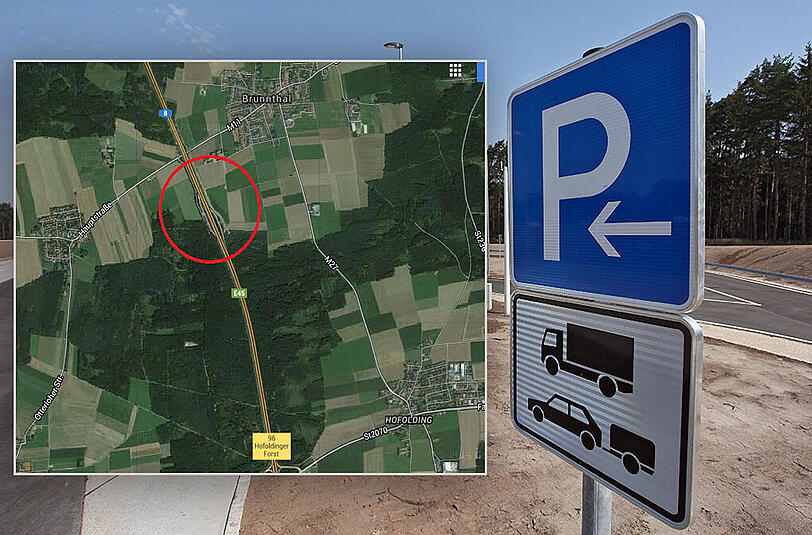 Rastplatz Brunnthal: Hier sind 2015 vier Wohnmobile geknackt worden. Auch in Vaterstetten hat es Einbruchsdiebstähle gegeben.