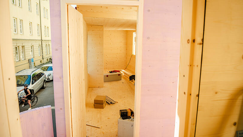 Noch etwas Baustelle, bald gratis nutzbar: Die zwei Räume des "Zuhaus" in Haidhausen. Noch etwas Baustelle, bald gratis nutzbar: Die zwei Räume des "Zuhaus" in Haidhausen.