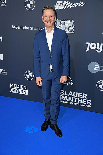 Michael Kessler kam ebenfalls zur Verleihung des Blauen Panthers 2025.