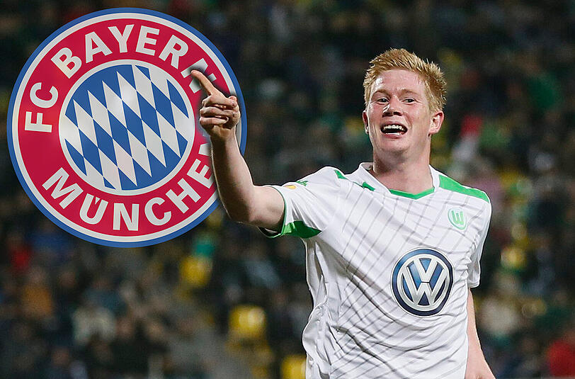 Könnte Kevin de Bruyne bald im Dress des FC Bayern spielen?
