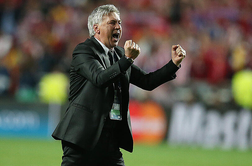 Carlo Ancelotti: Am 26. August gegen Werder Bremen könnte er erstmals als Bayern-Trainer in einem Punktspiel jubeln.