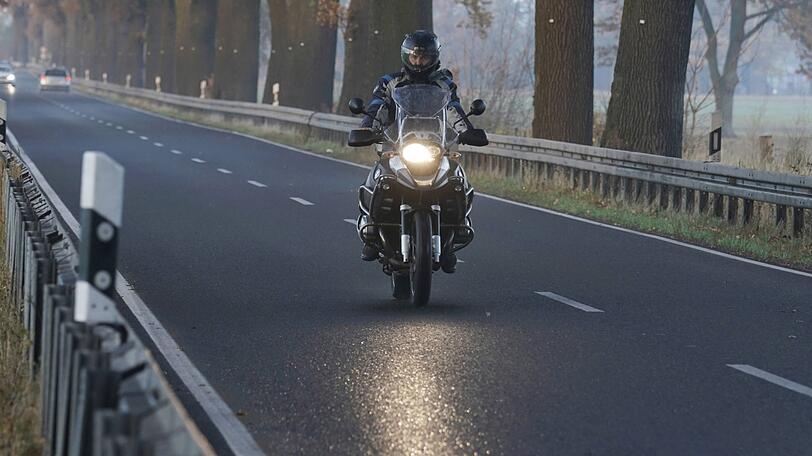 Das schöne Wetter zu Ostern lockte viele Biker auf die Straßen.