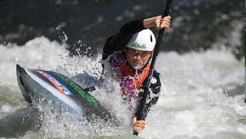 Emily Apel holte bei der Kanuslalom-EM Bronze im Kajak. (Archivbild) Emily Apel holte bei der Kanuslalom-EM Bronze im Kajak. (Archivbild)
