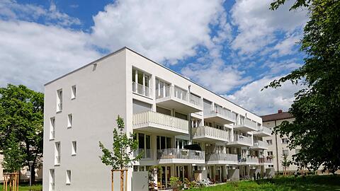 Das neue Passivhaus am Piusplatz ist nur eines von mehreren gerade fertig gestellten Projekten der Gewofag.