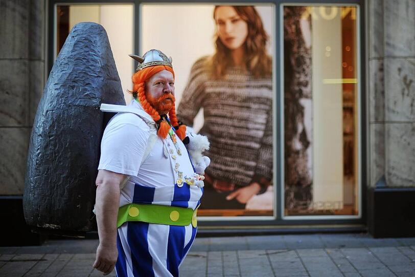 Auch ein Obelix war unterwegs.