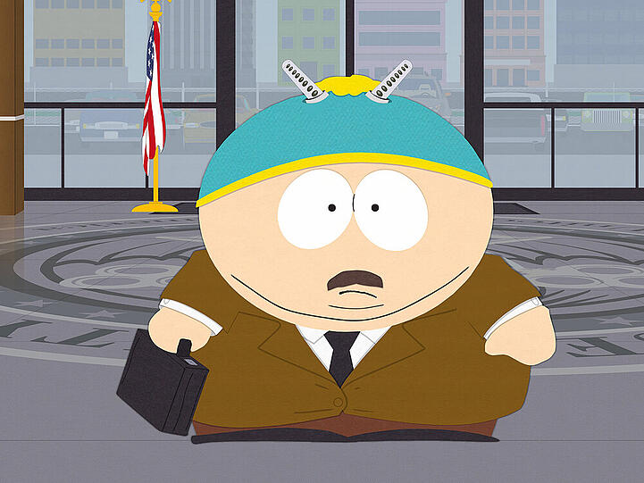 Fiesling Cartman wird auch in Staffel 17. wieder in verschiedene Rollen schlüpfen